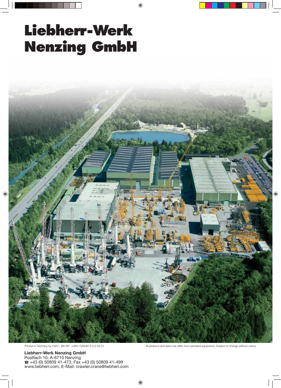 Spezial_gb_montage 32.pdf, Liebherr-werk nenzing gmbh | Liebherr LRB 125 XL User Manual | Page 32 / 32