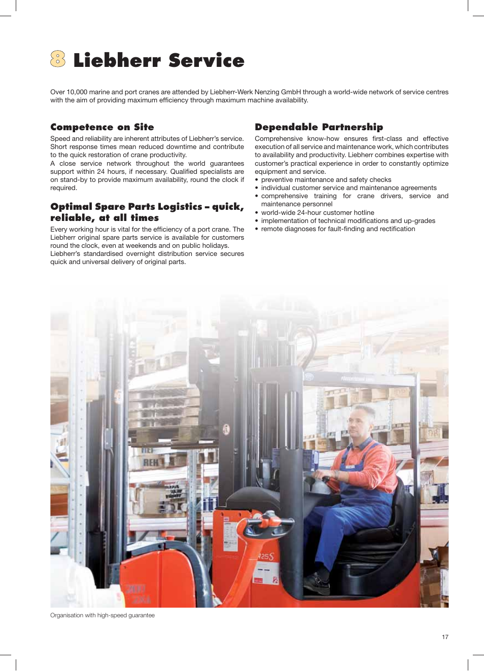 Liebherr service | Liebherr FCC - Fixed Cargo Crane User Manual | Page 17 / 20