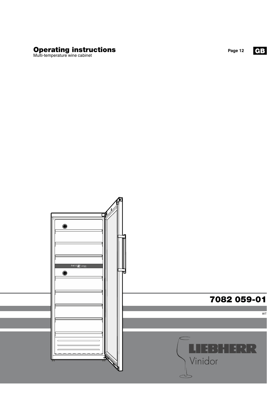 Liebherr WTes 5972 Vinidor User Manual | 11 pages