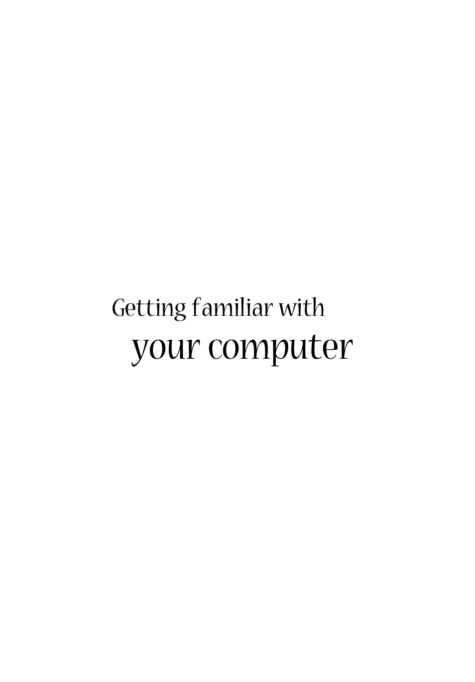 Getting familiar with, Your computer | Acer 1500 User Manual | Page 11 / 96