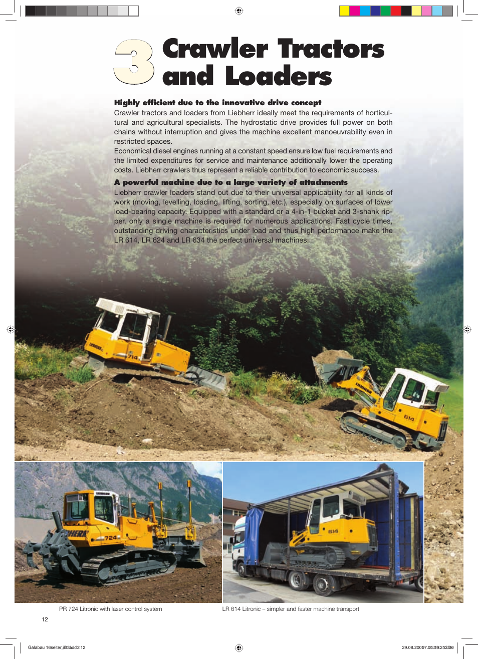 Crawler tractors and loaders | Liebherr PR 724 Litronic User Manual | Page 12 / 16