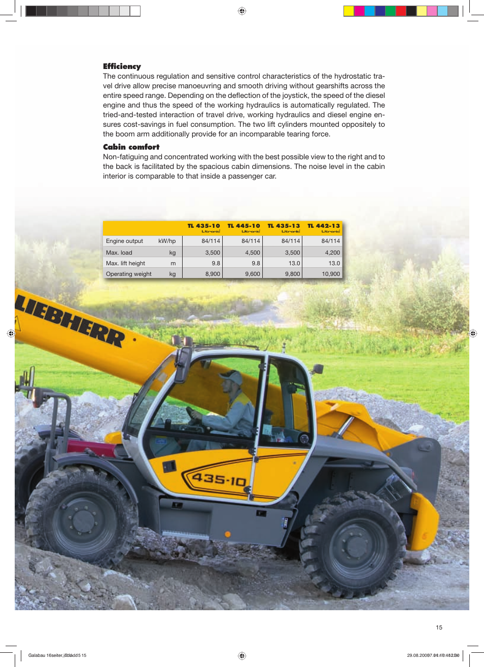 Liebherr PR 724 Litronic User Manual | Page 15 / 16