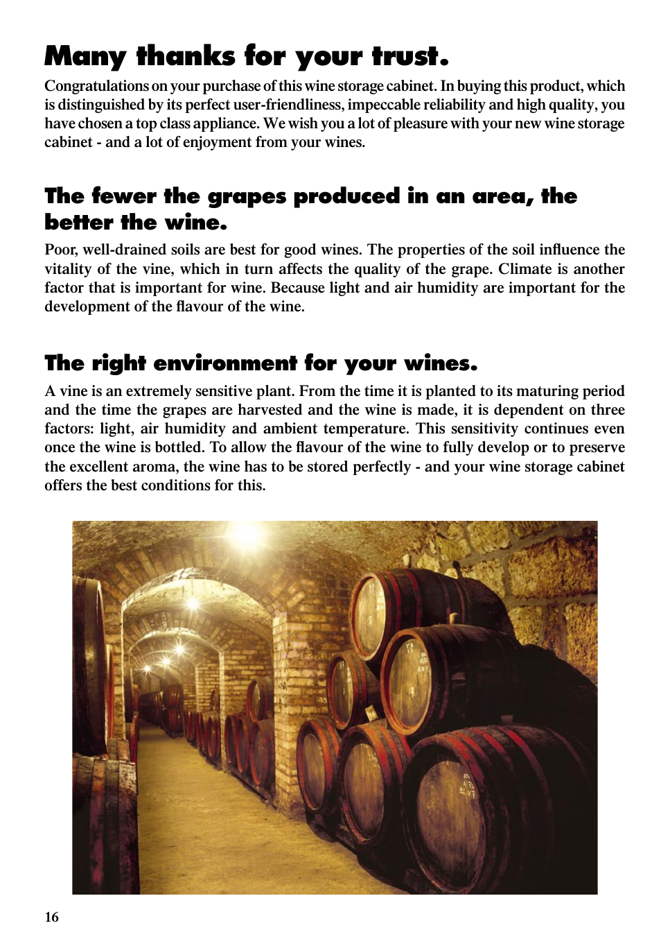 The right environment for your wines | Liebherr WKes 653 Grand Cru User Manual | Page 2 / 15