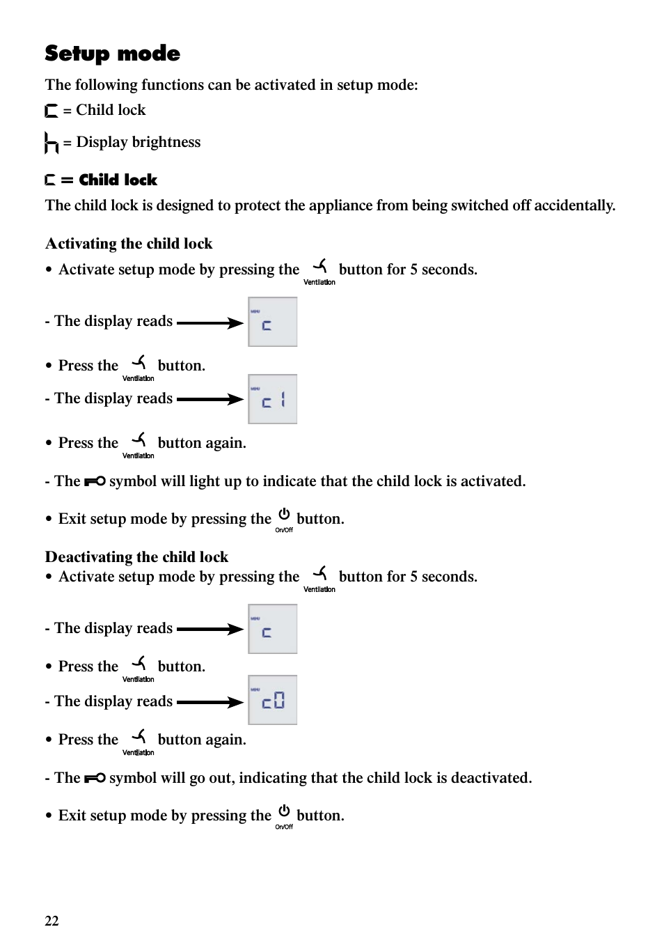 Setup mode | Liebherr WKes 653 Grand Cru User Manual | Page 8 / 15