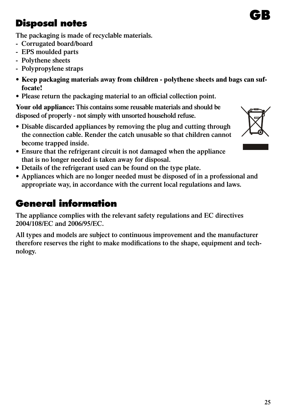 General information | Liebherr WTes 1753 Vinidor User Manual | Page 13 / 13