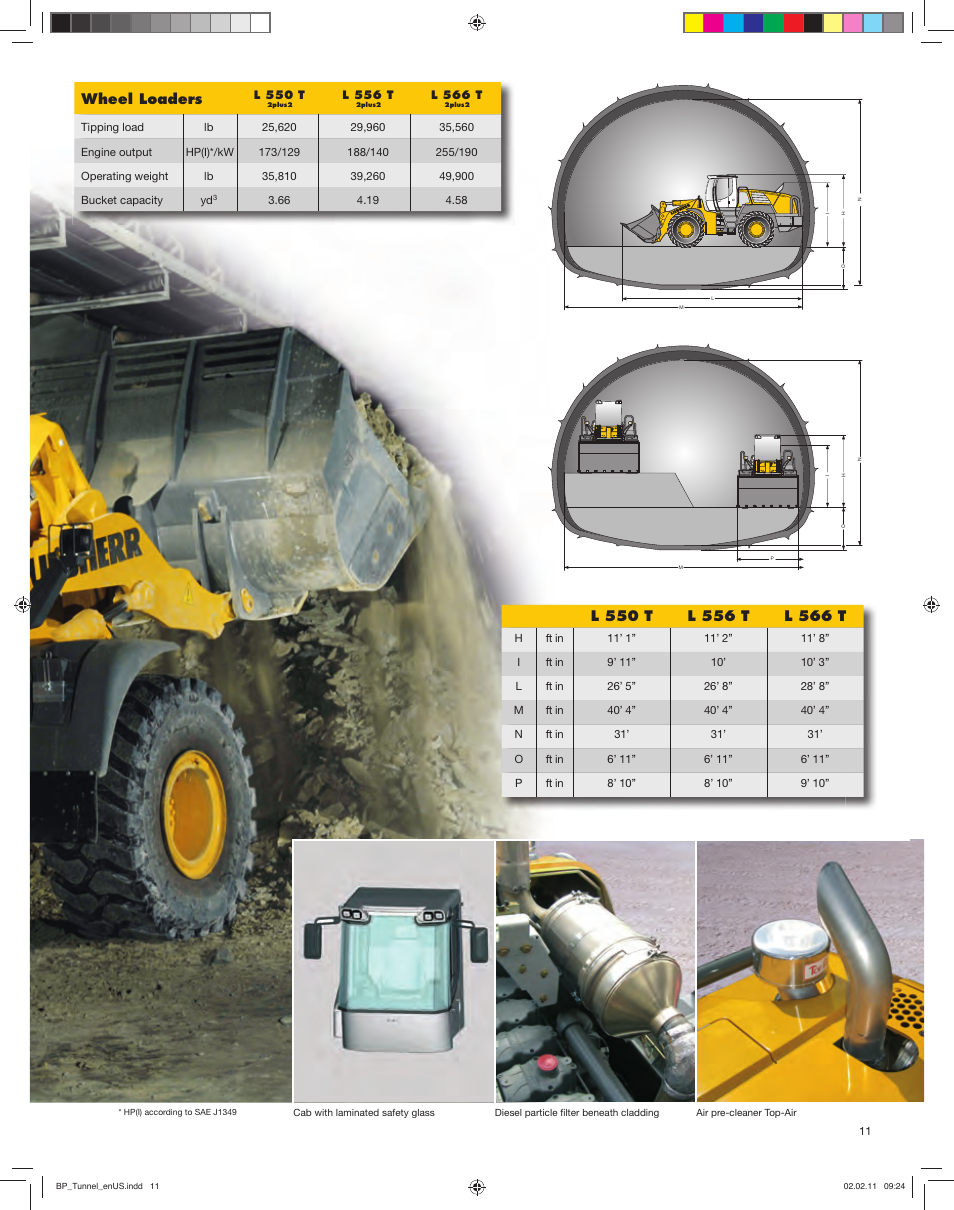 Wheel loaders | Liebherr LR 634 Litronic User Manual | Page 11 / 16