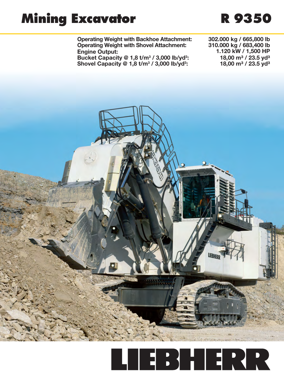 Liebherr R 9350 User Manual | 22 pages