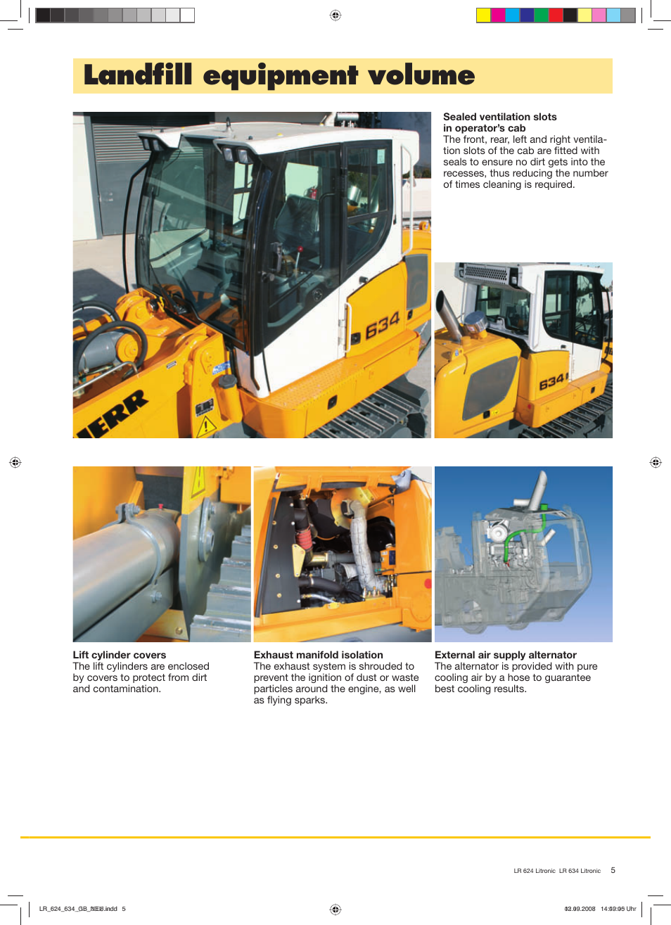 Landﬁ ll equipment volume | Liebherr LR 624 Litronic User Manual | Page 5 / 12