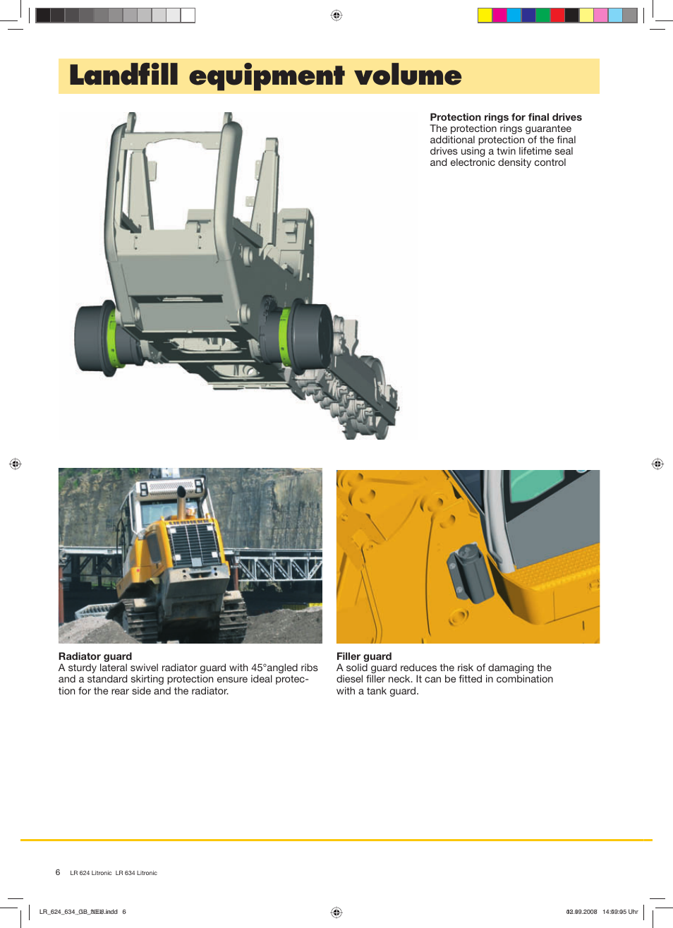 Landﬁ ll equipment volume | Liebherr LR 624 Litronic User Manual | Page 6 / 12