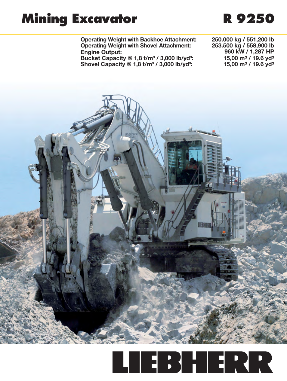 Liebherr R 9250 User Manual | 22 pages