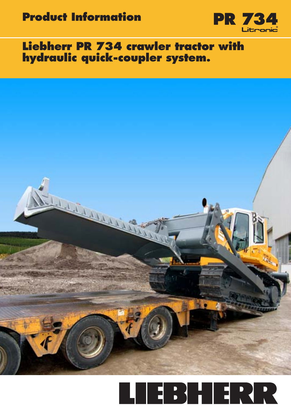 Liebherr PR 734 Litronic User Manual | 4 pages