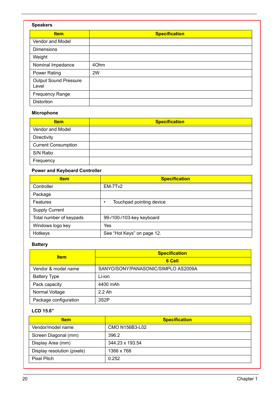 Acer 5241 User Manual | Page 30 / 202