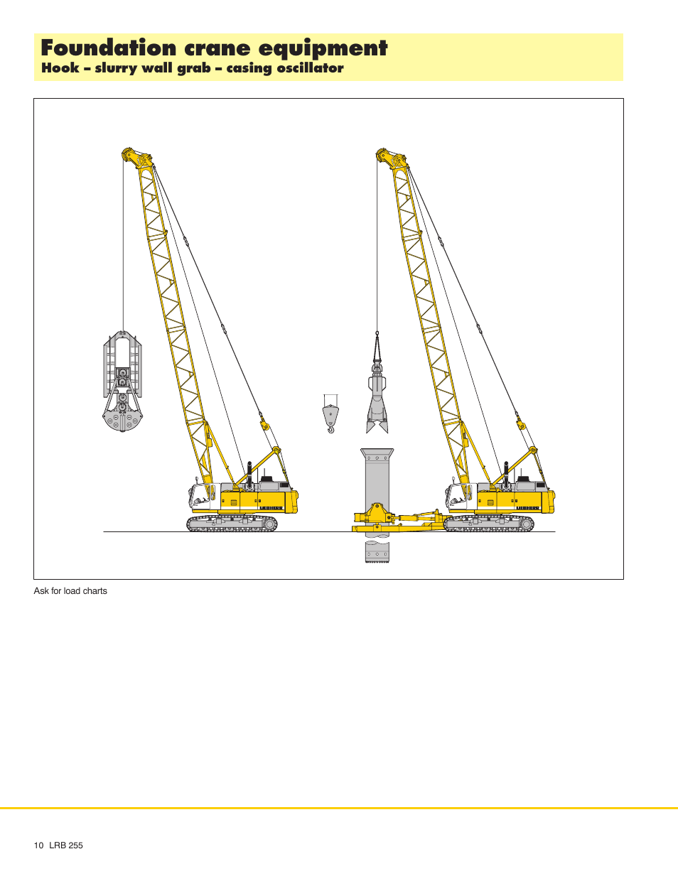 Foundation crane equipment | Liebherr LRB 255 User Manual | Page 10 / 12