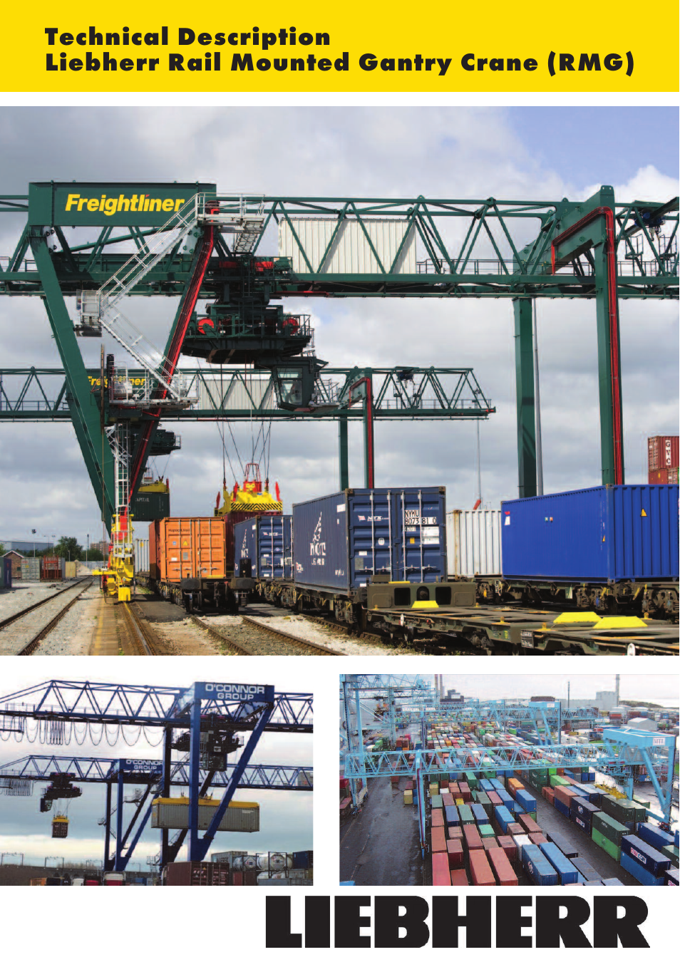 Liebherr Rail mounted stacking cranes (RMG) User Manual | 4 pages
