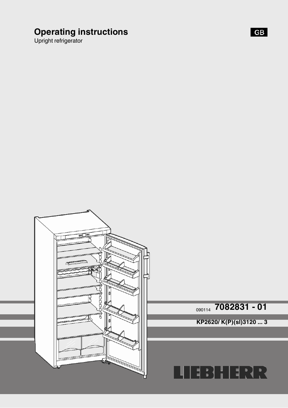 Liebherr KP 2620 Comfort User Manual | 12 pages
