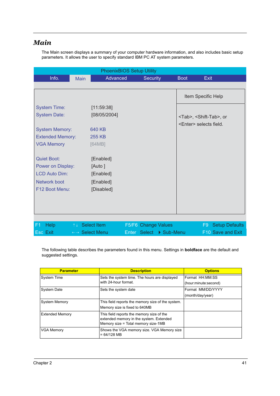 Main | Acer 2700 User Manual | Page 47 / 140