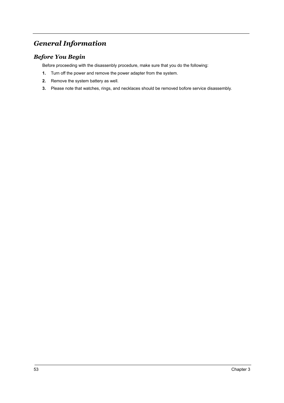 General information, Before you begin | Acer 2700 User Manual | Page 59 / 140