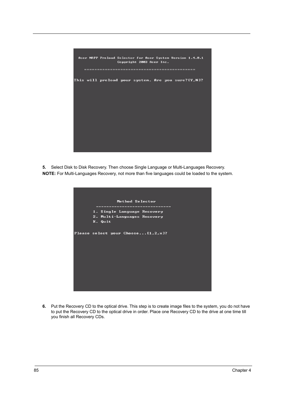 Acer 2700 User Manual | Page 91 / 140