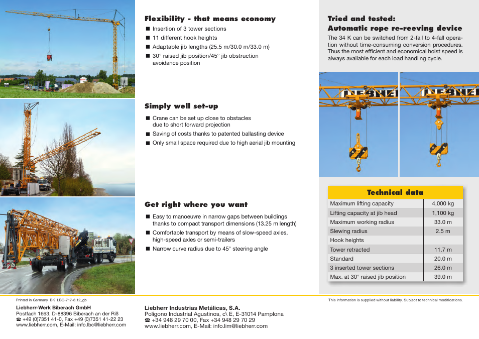 Liebherr 34 K User Manual | Page 2 / 2