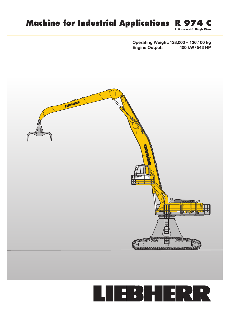 Liebherr R 974 C Litronic High Rise User Manual | 24 pages