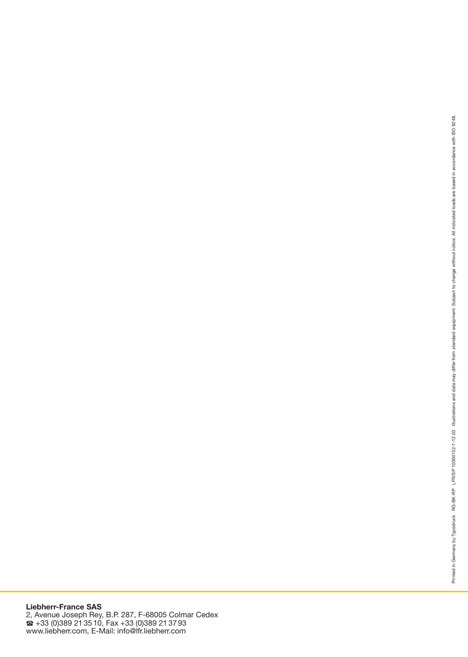 Liebherr R 995 User Manual | Page 12 / 12