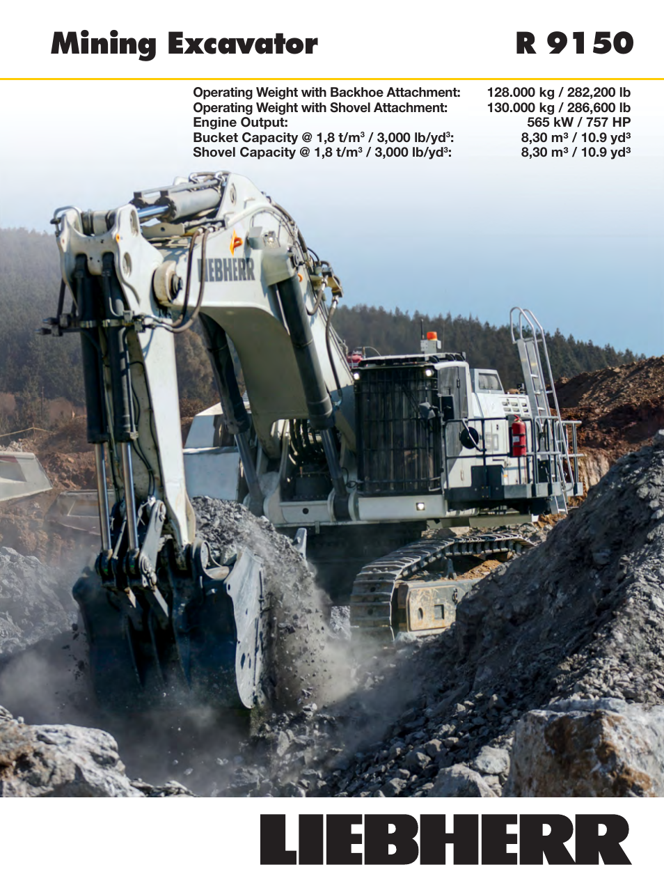 Liebherr R 9150 User Manual | 22 pages