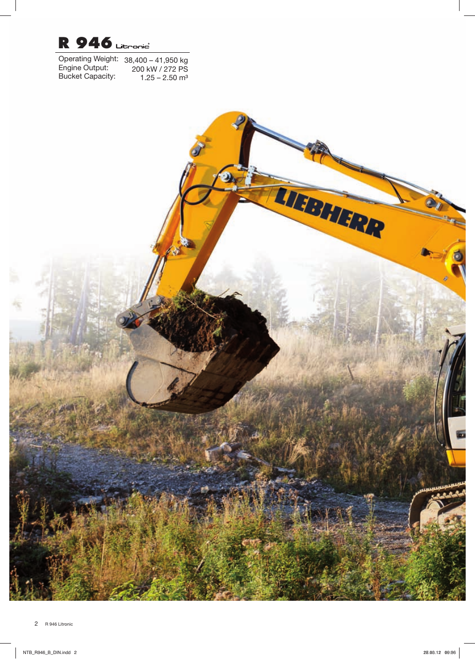 R 946 | Liebherr R 946 User Manual | Page 2 / 24
