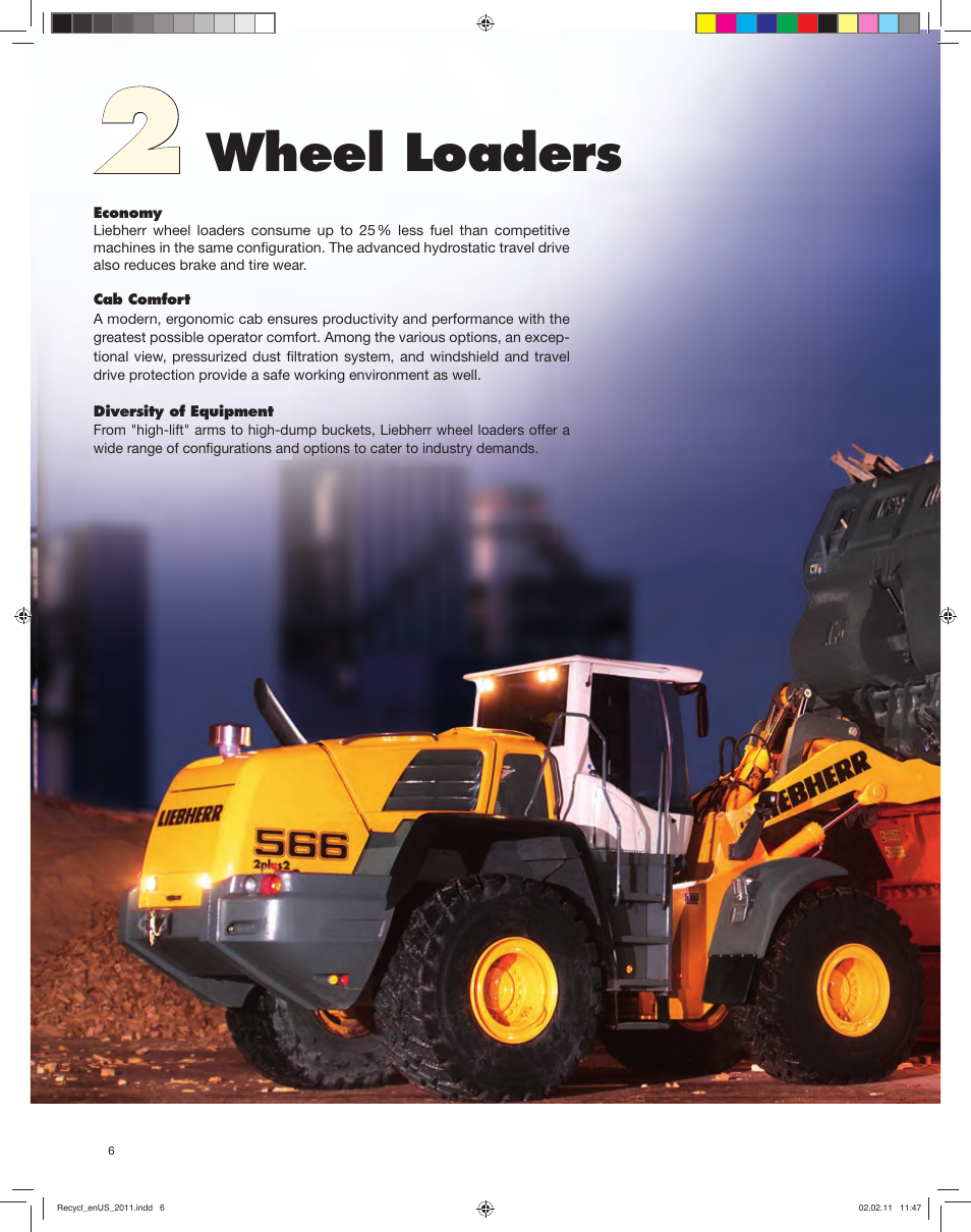 Wheel loaders | Liebherr PR 754 Litronic User Manual | Page 6 / 12