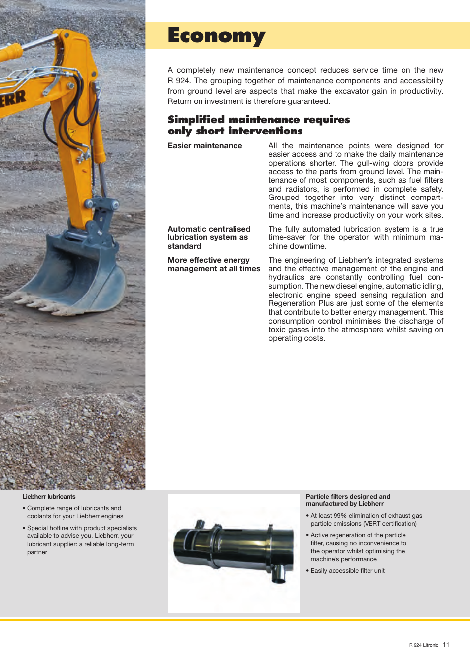 Economy | Liebherr R 924 User Manual | Page 11 / 32