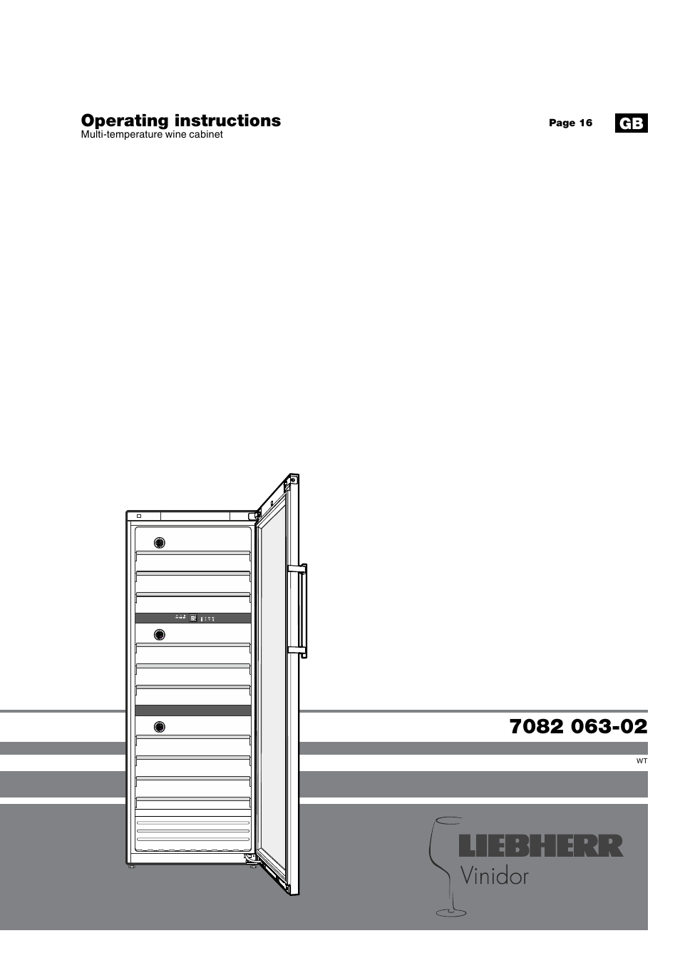 Liebherr WTes 5872 Vinidor User Manual | 15 pages