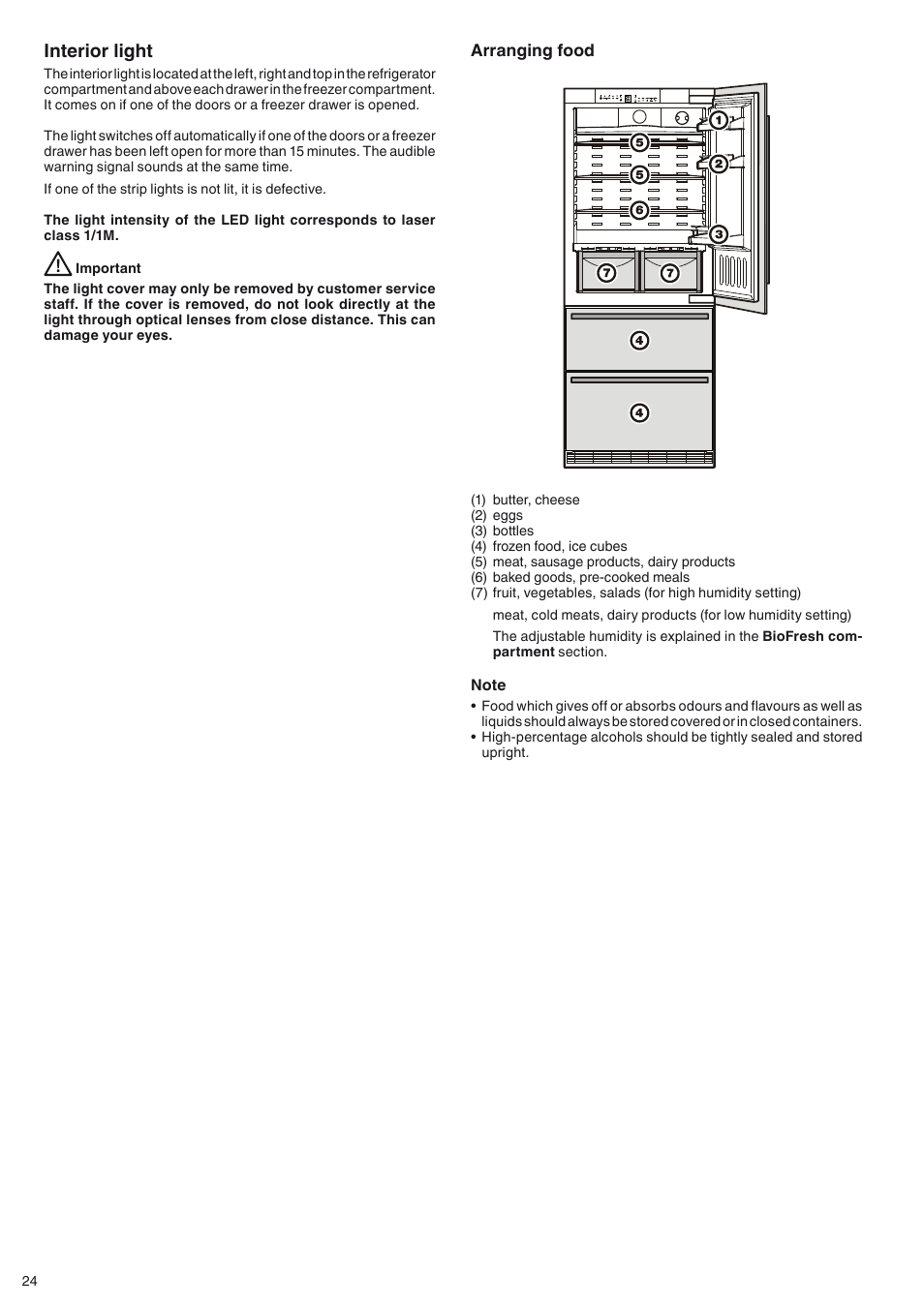 Interior light | Liebherr ECBN 5066 PremiumPlus BioFresh NoFrost User Manual | Page 10 / 15