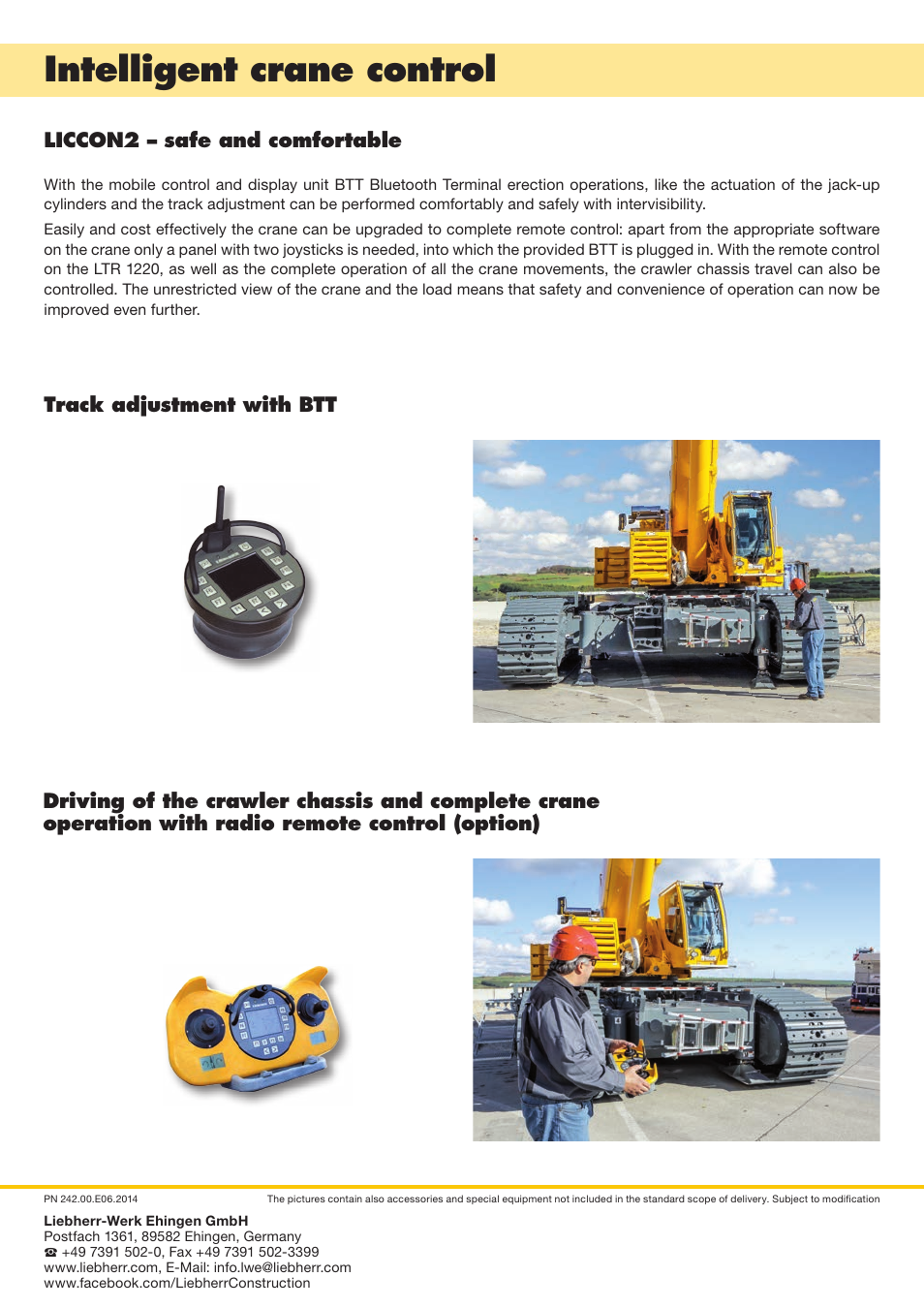 Intelligent crane control | Liebherr LTR 1220 User Manual | Page 18 / 18