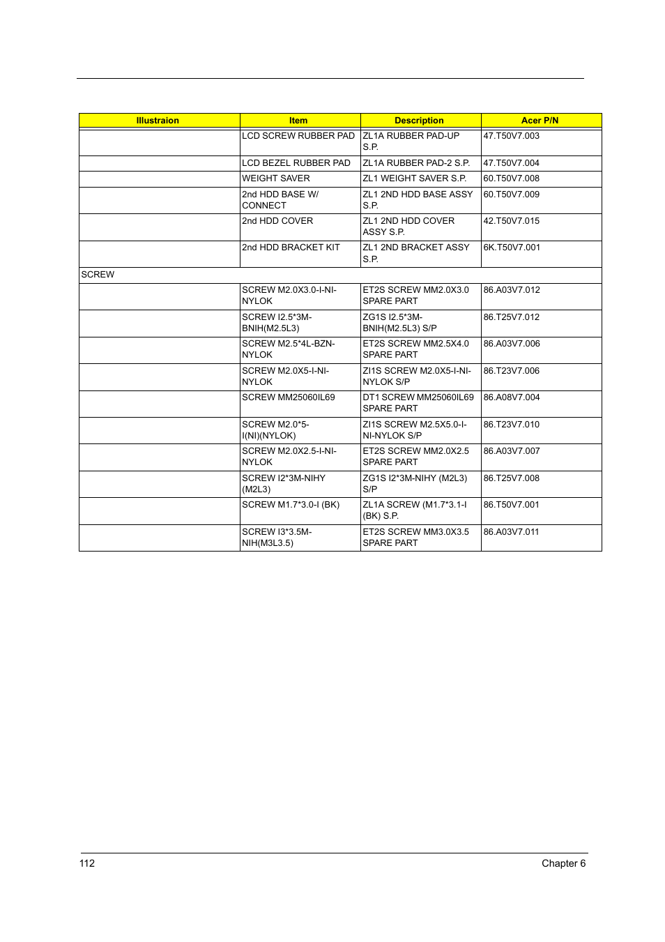 Acer 3510 User Manual | Page 119 / 125