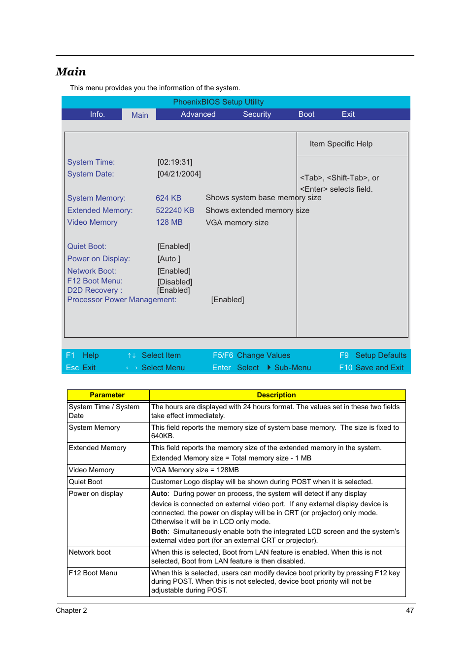 Main | Acer 3510 User Manual | Page 54 / 125