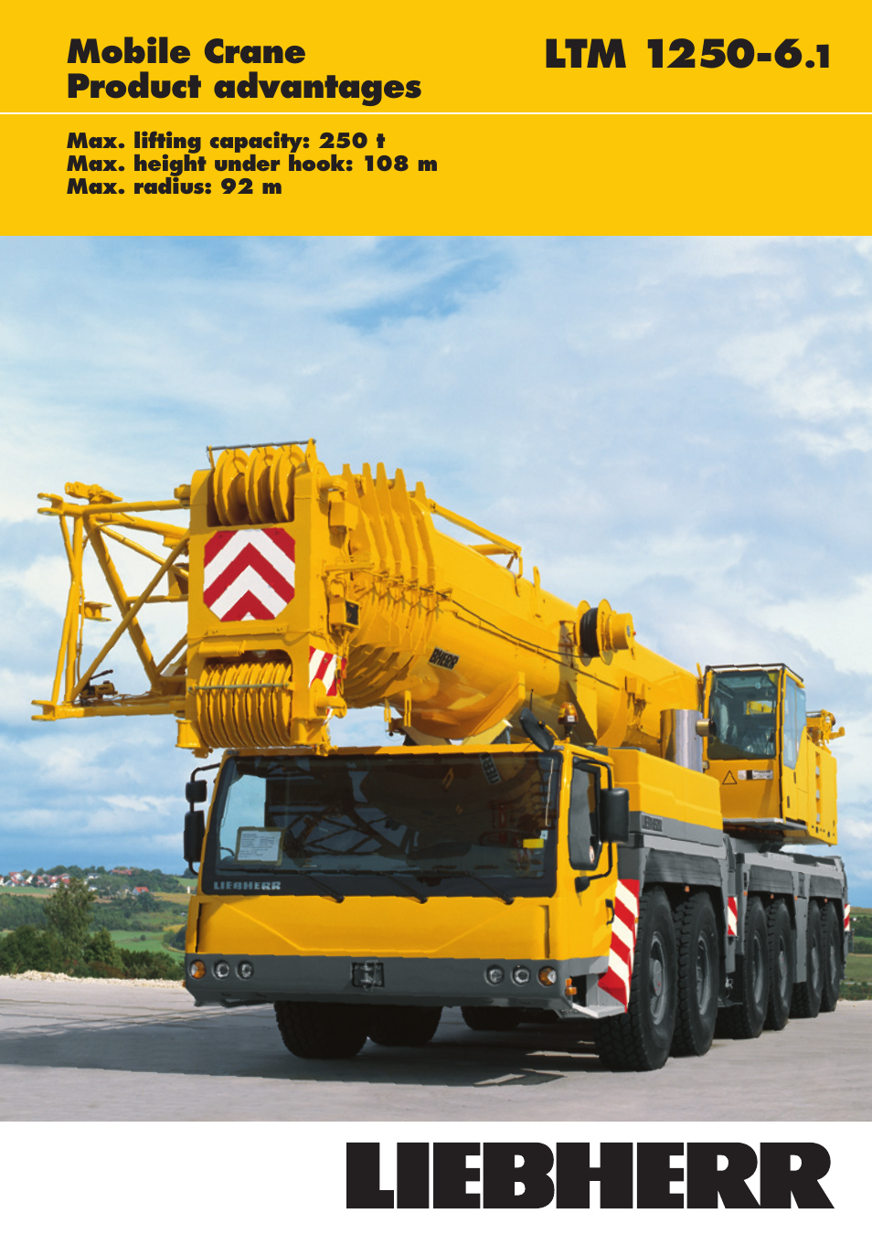 Liebherr LTM 1250-6.1 User Manual | 12 pages