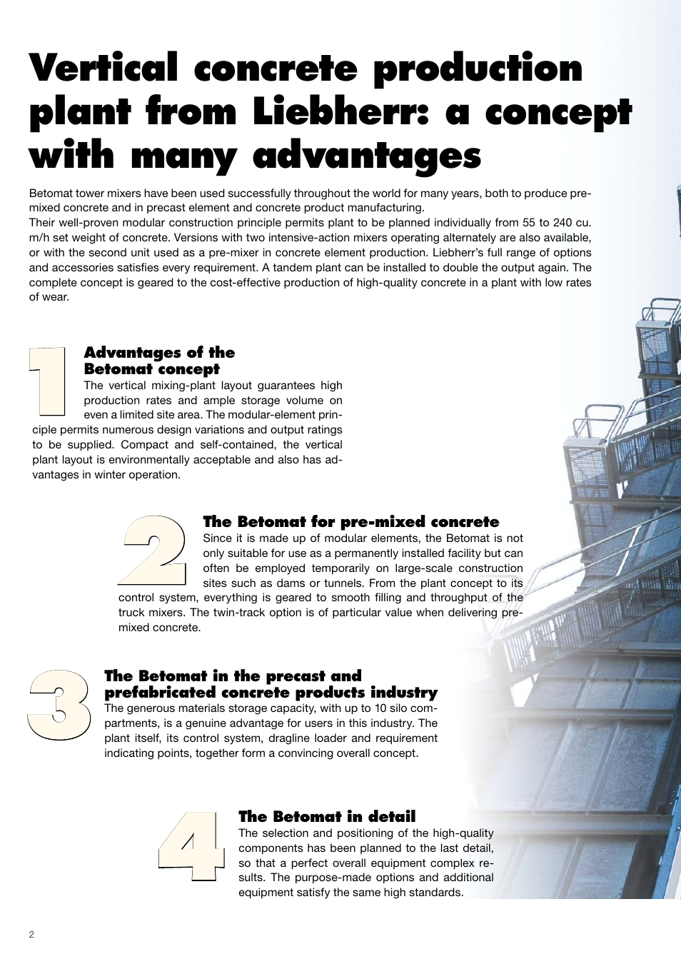 Liebherr Mixing Towers User Manual | Page 2 / 24