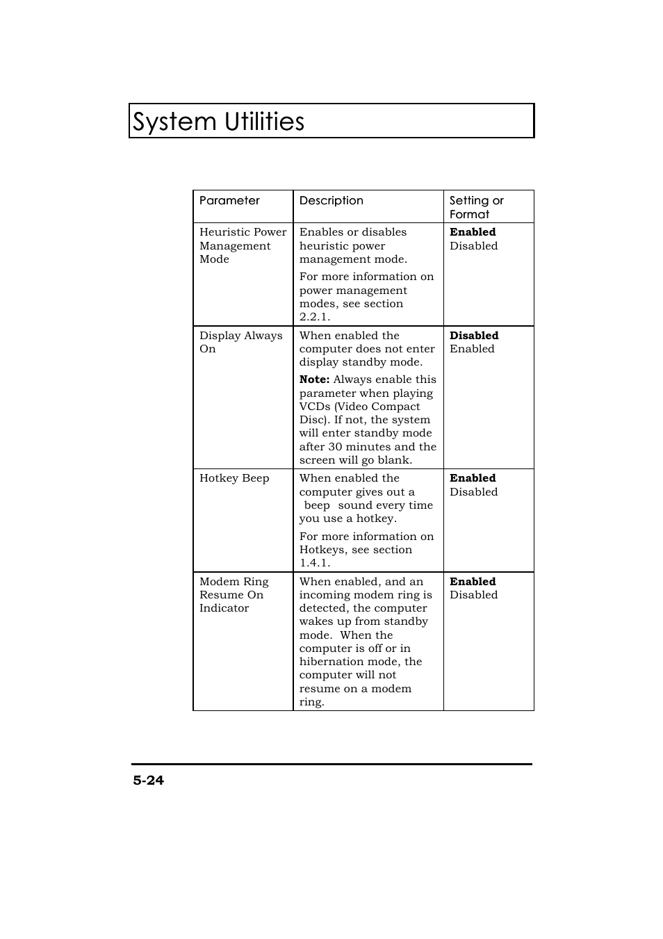 System utilities | Acer 365 Series User Manual | Page 117 / 138