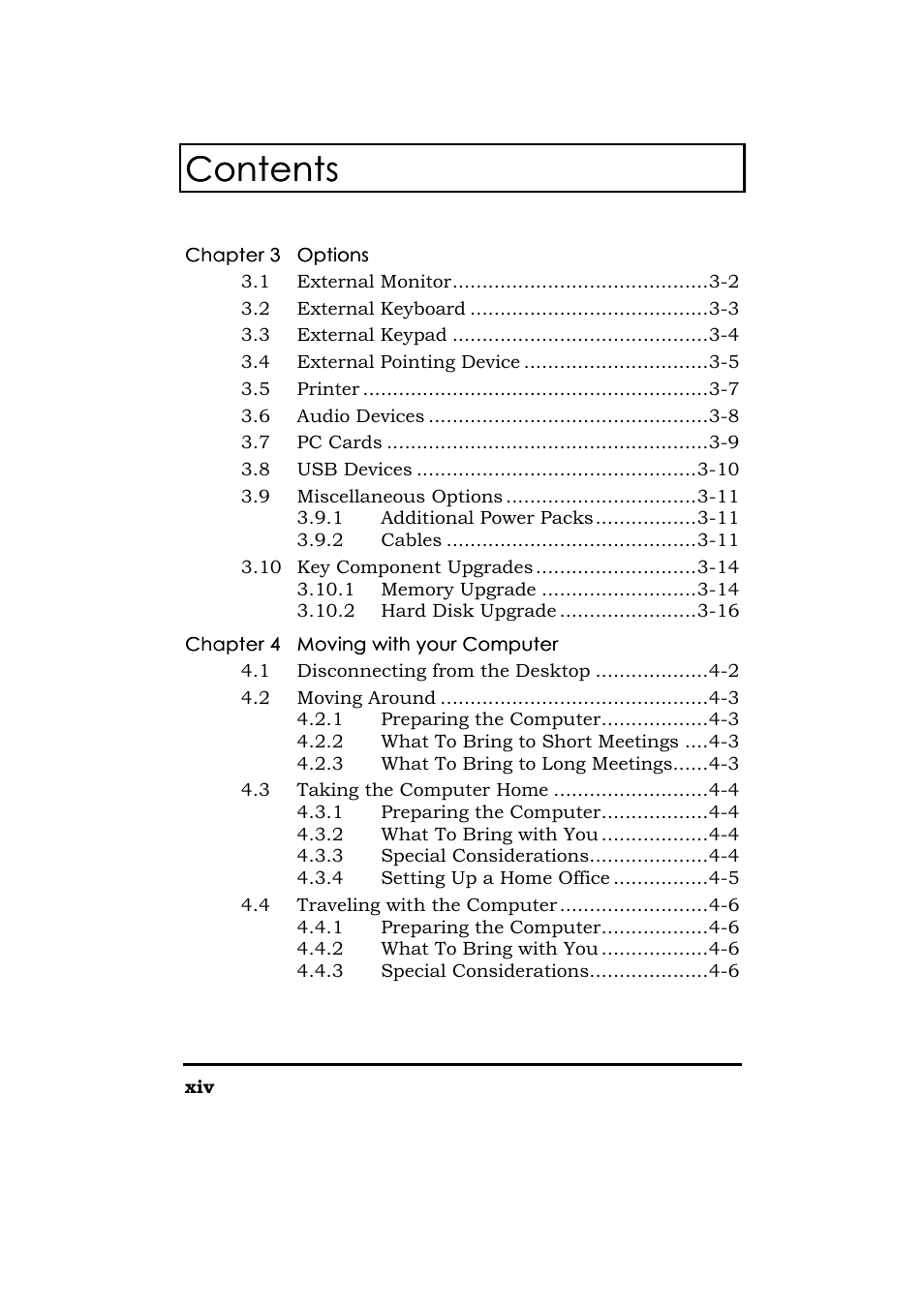 Acer 365 Series User Manual | Page 14 / 138