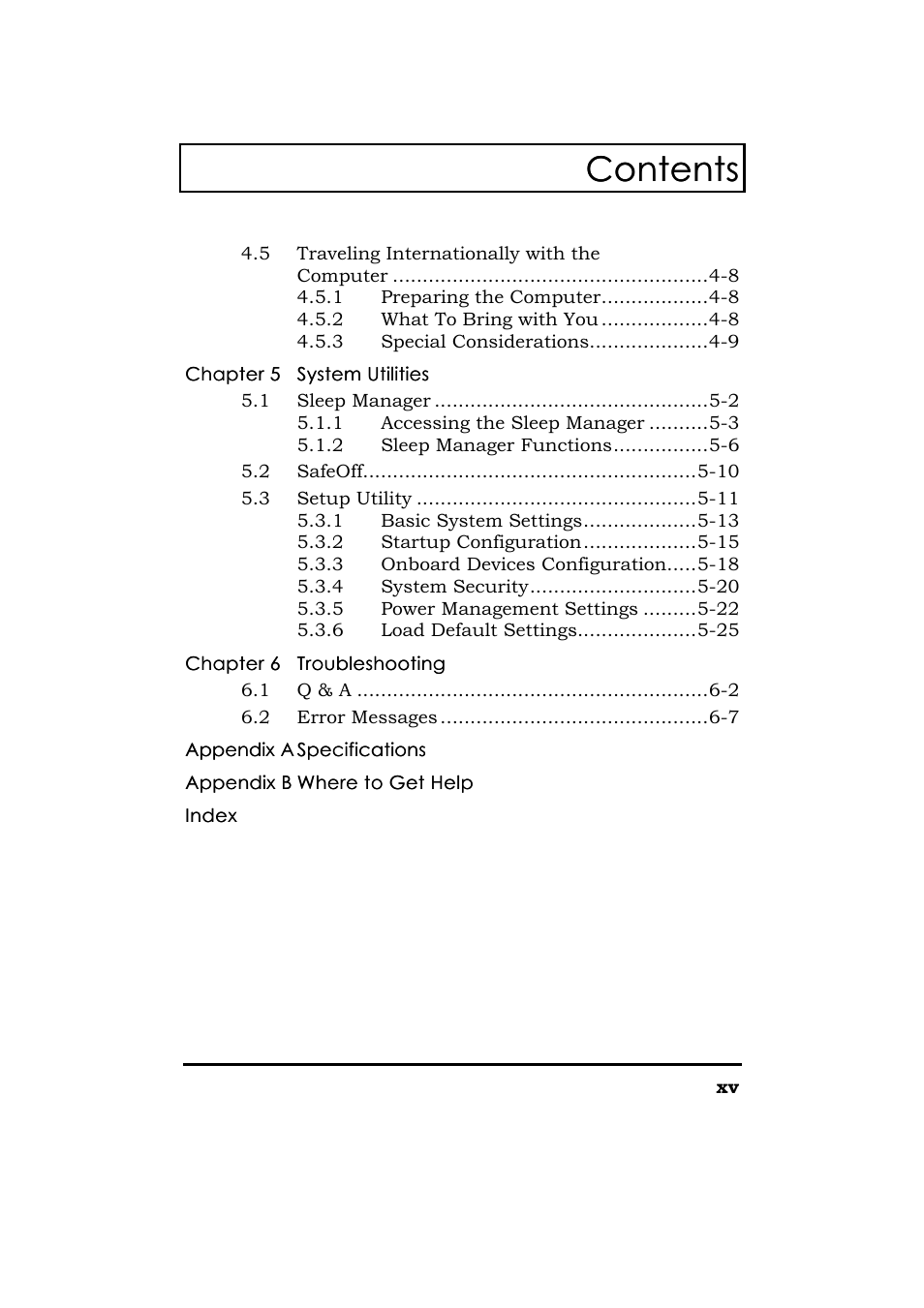 Acer 365 Series User Manual | Page 15 / 138