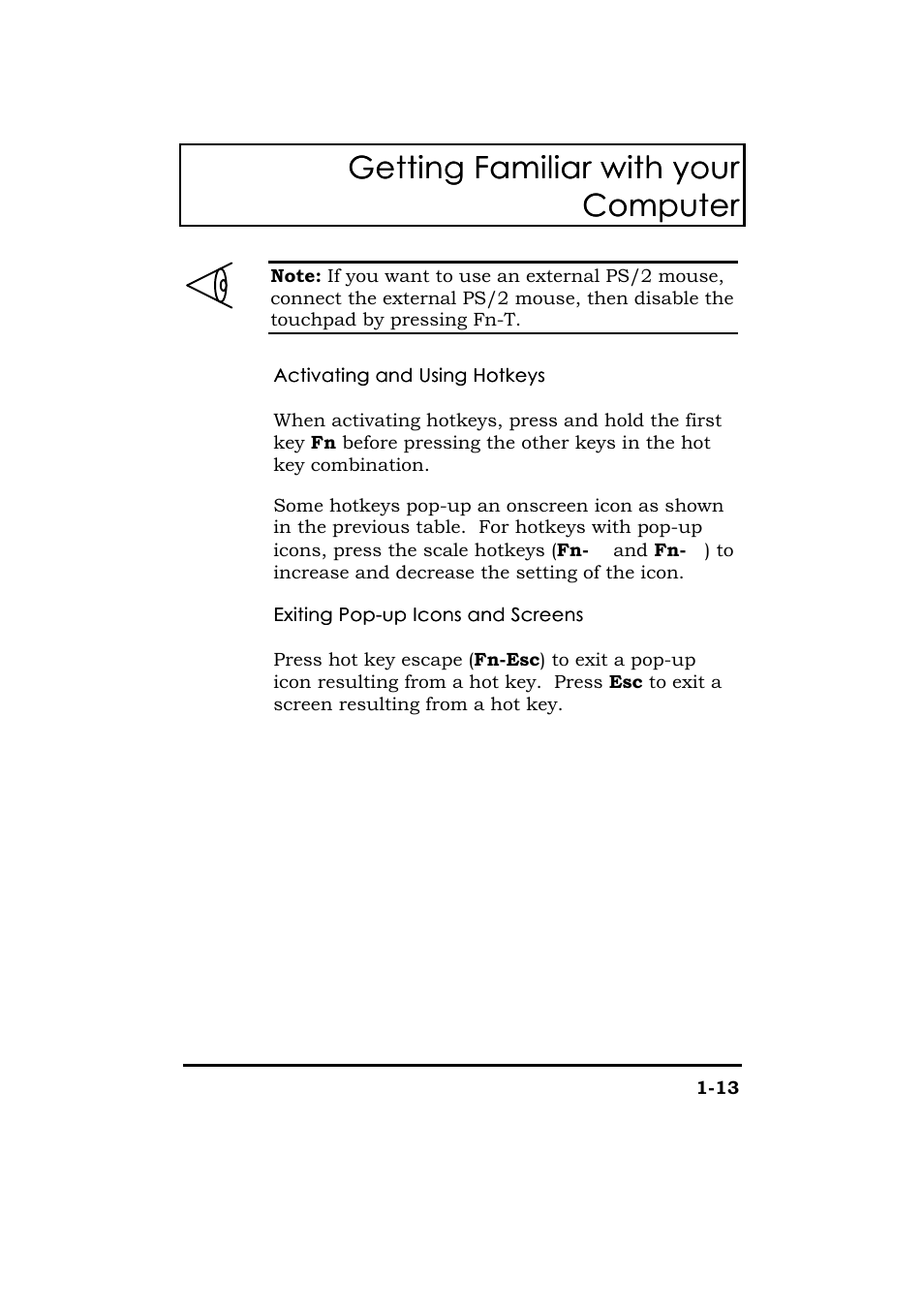 Getting familiar with your, Getting familiar with your computer computer | Acer 365 Series User Manual | Page 33 / 138