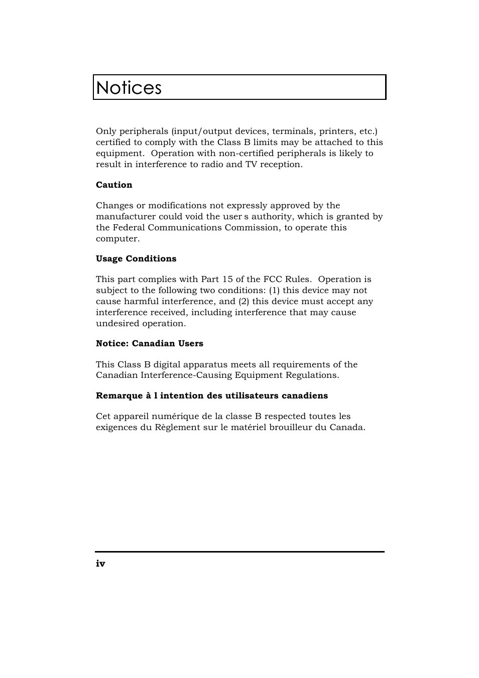 Notices | Acer 365 Series User Manual | Page 4 / 138