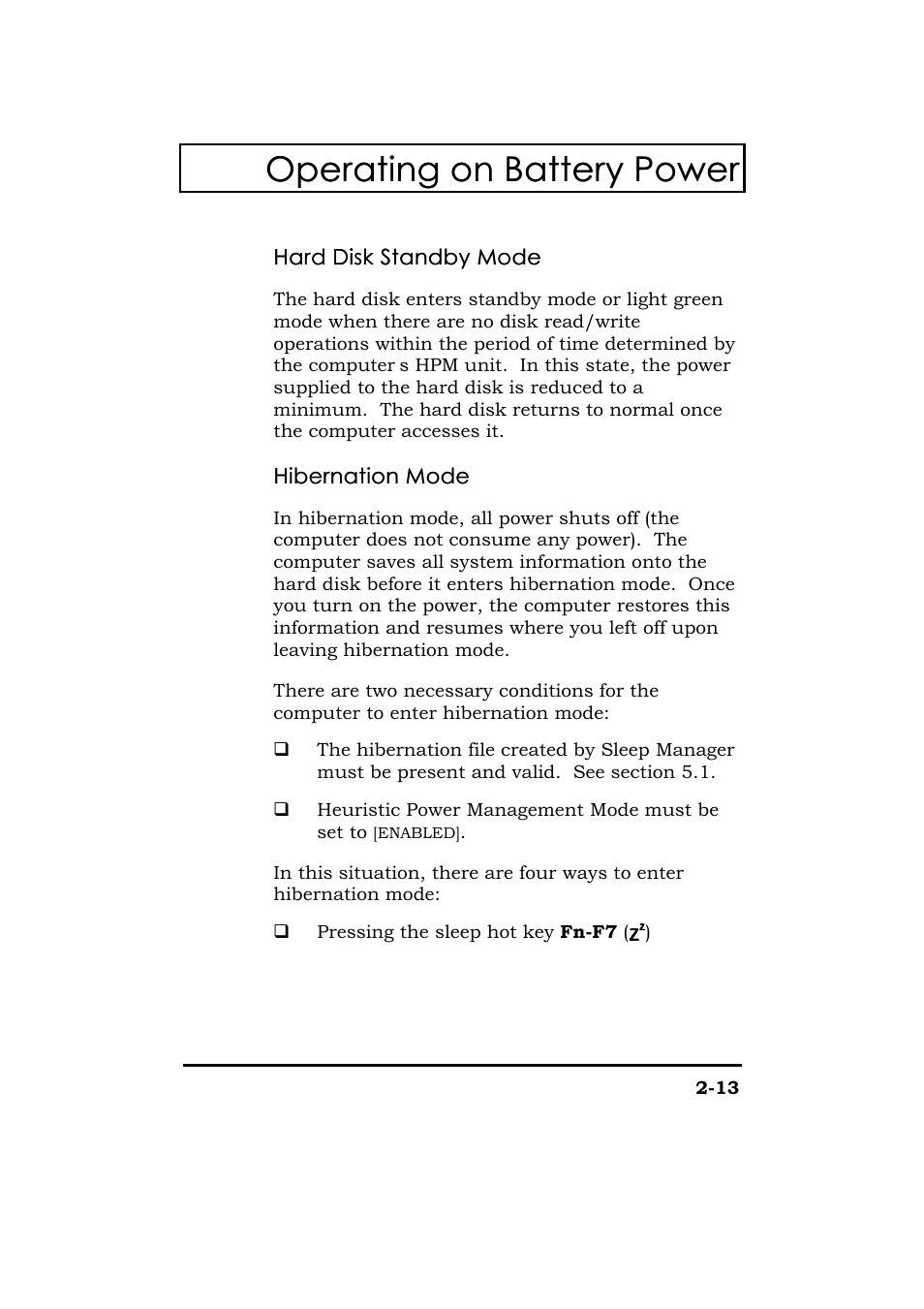 Operating on battery power | Acer 365 Series User Manual | Page 62 / 138