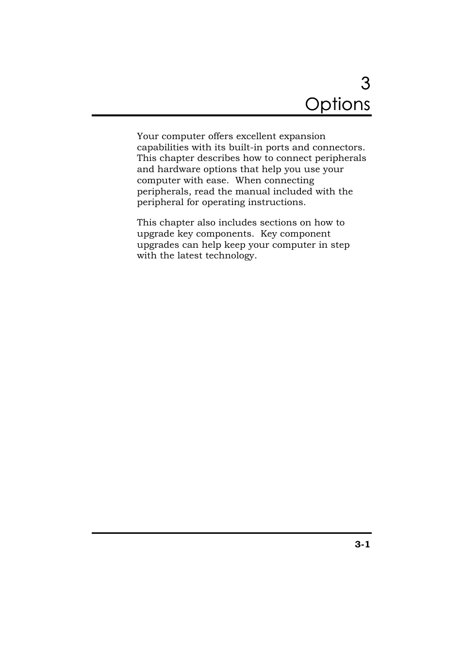Options, Chapter 3, Chapter 3 options | 33 options options | Acer 365 Series User Manual | Page 69 / 138