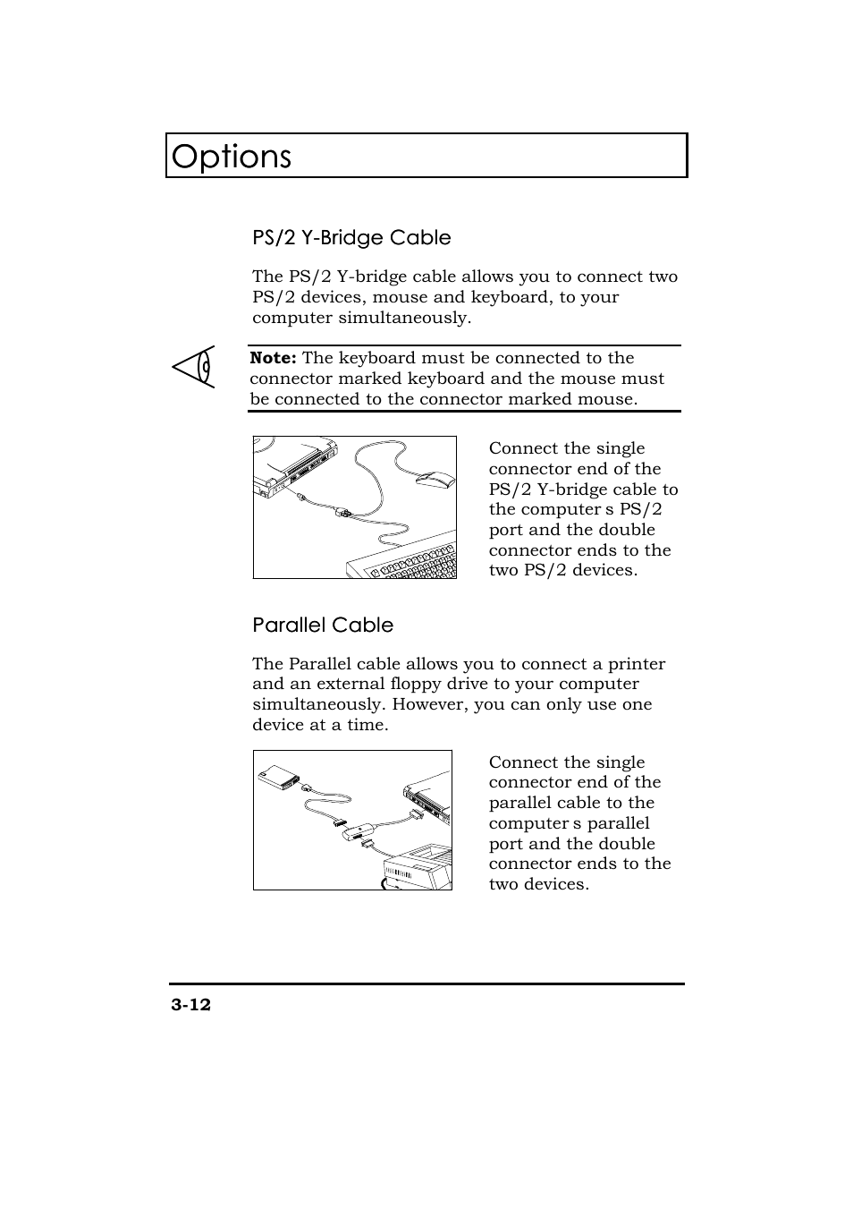 Options | Acer 365 Series User Manual | Page 80 / 138