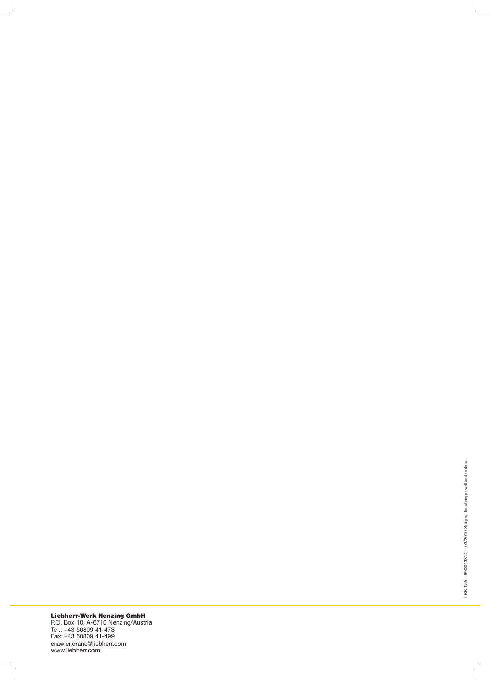 Liebherr LRB 155 User Manual | Page 16 / 16