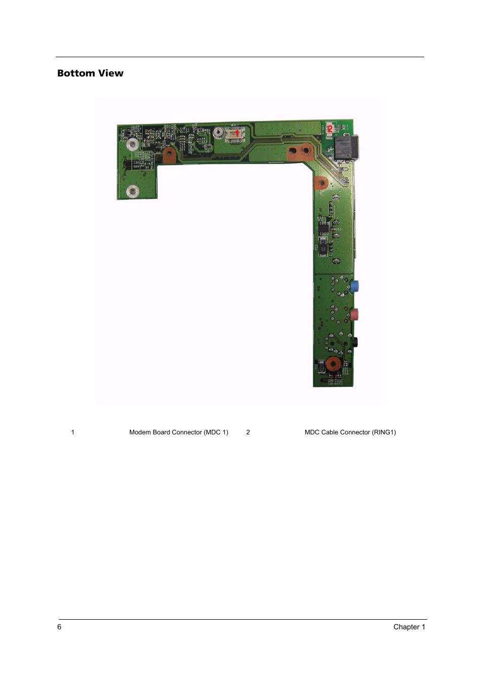 Bottom view | Acer 3100 User Manual | Page 12 / 100