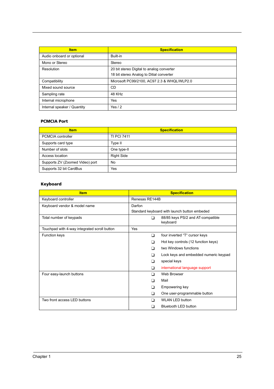 Acer 3100 User Manual | Page 31 / 100