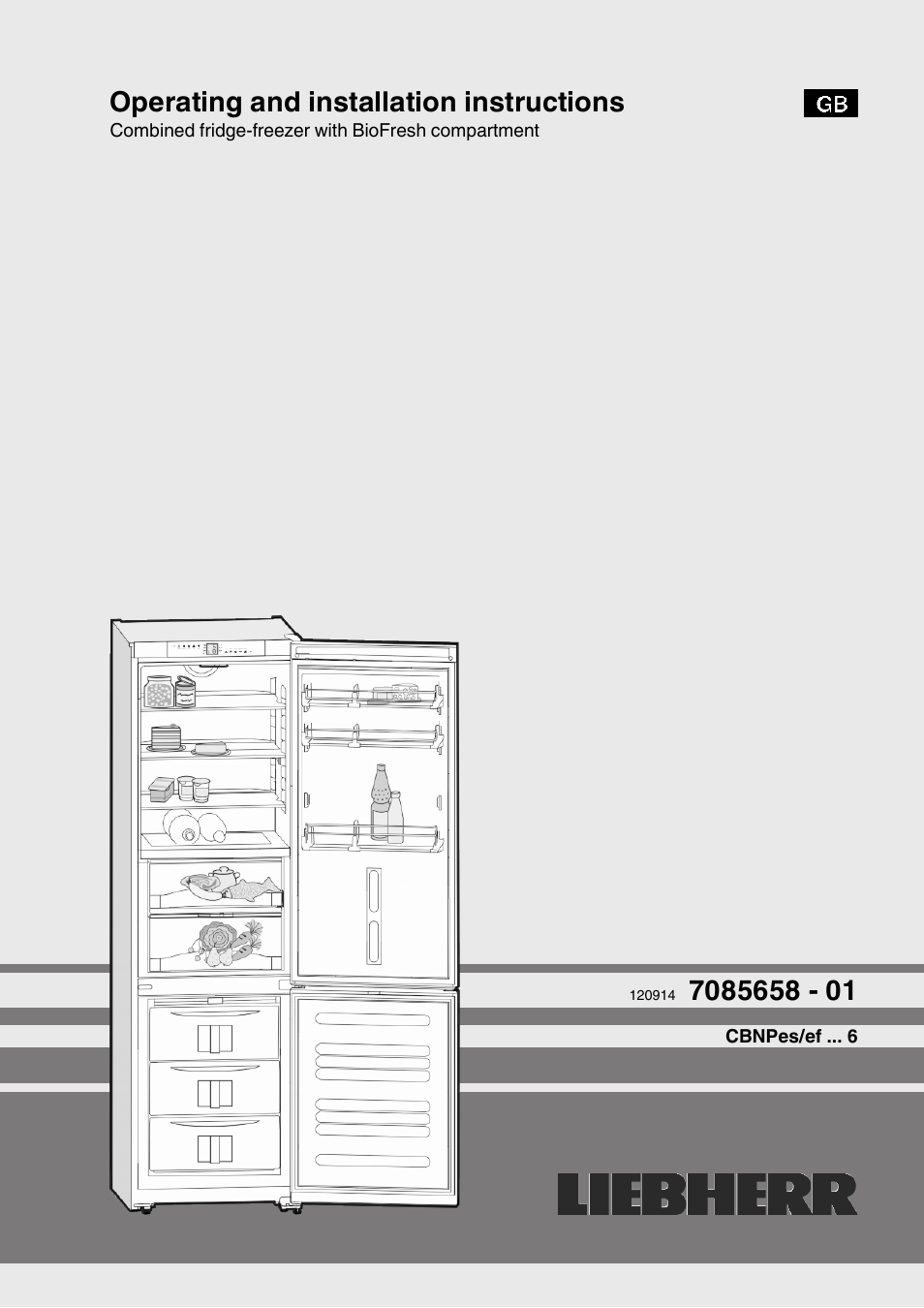 Liebherr CBNPes 3756 Premium BioFresh NoFrost User Manual | 18 pages