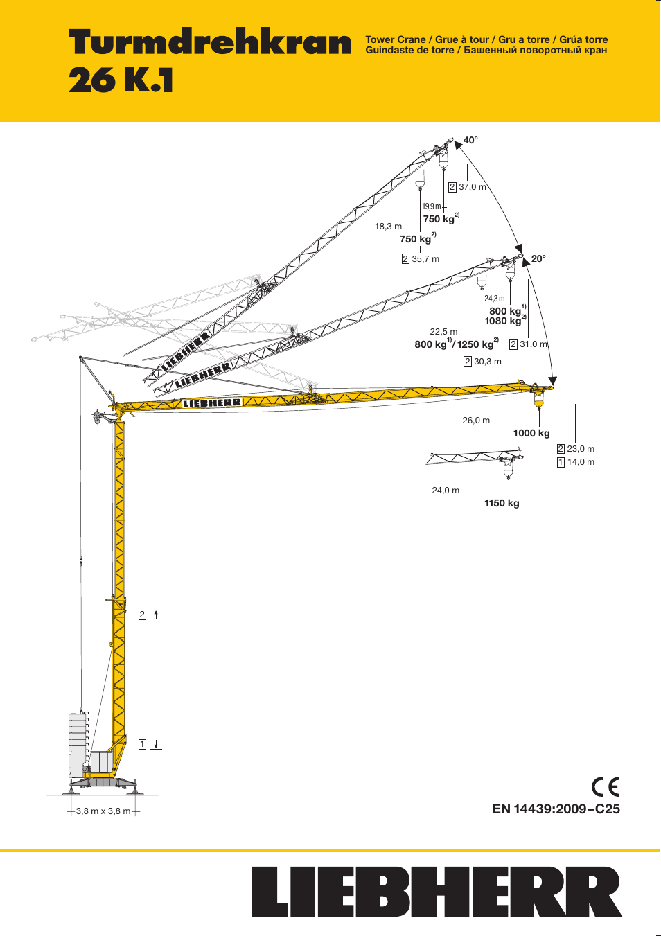 Liebherr 26 K-1 User Manual | 4 pages