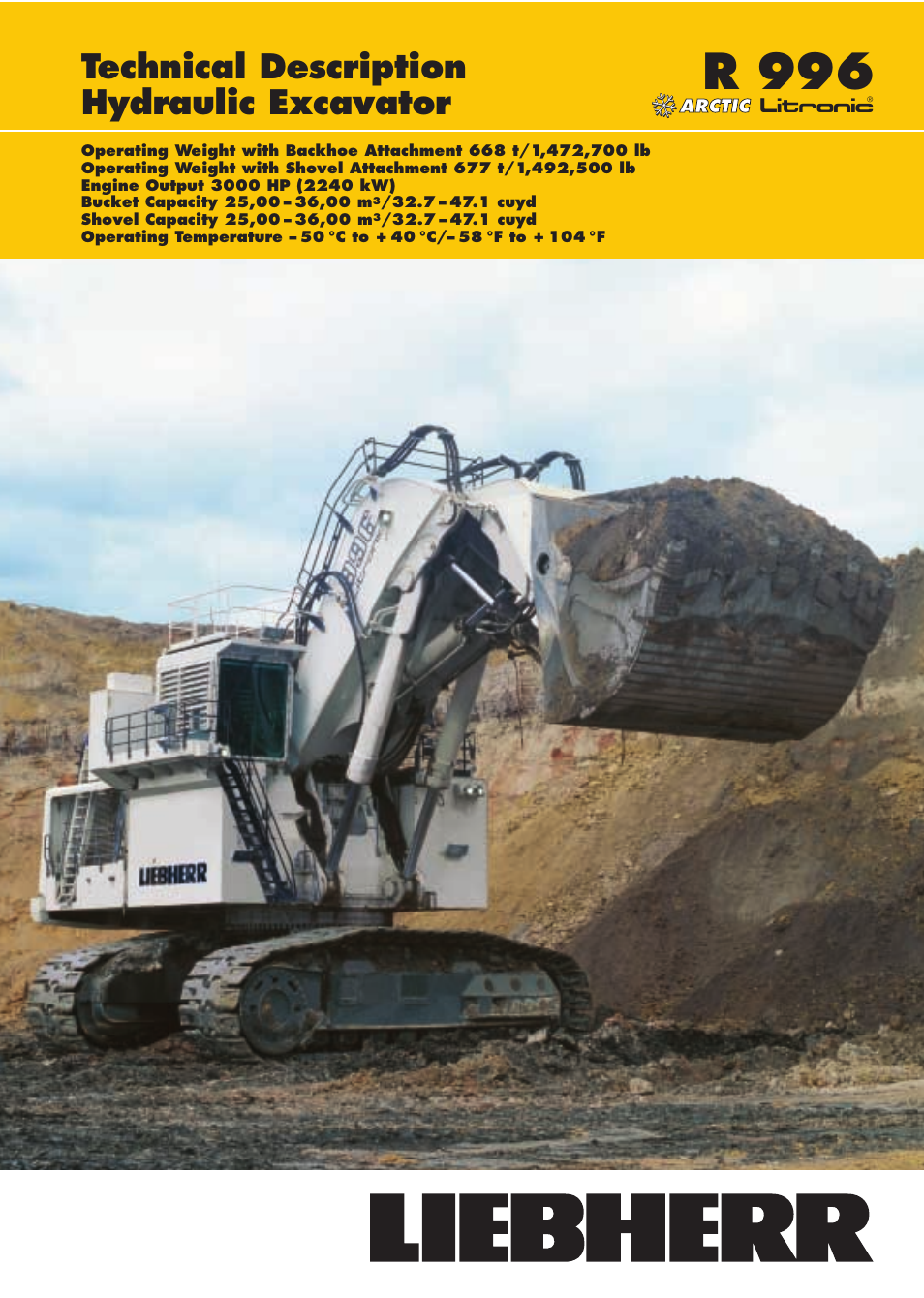 Liebherr R 996 B User Manual | 10 pages